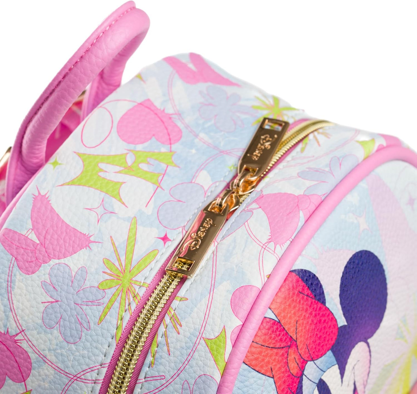 WondaPOP - Disney - Minnie Mouse Bow Era - 11" Vegan Leather Fashion Mini Backpack