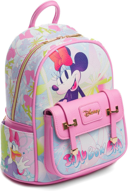 WondaPOP - Disney - Minnie Mouse Bow Era - 11" Vegan Leather Fashion Mini Backpack