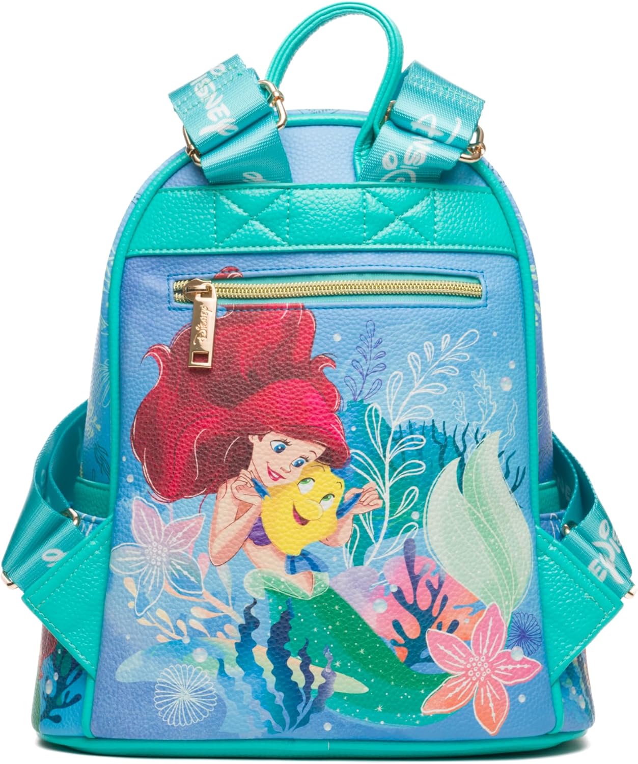 WondaPOP - Disney - The Little Mermaid - Ariel 11 Inch Vegan Leather Mini Backpack