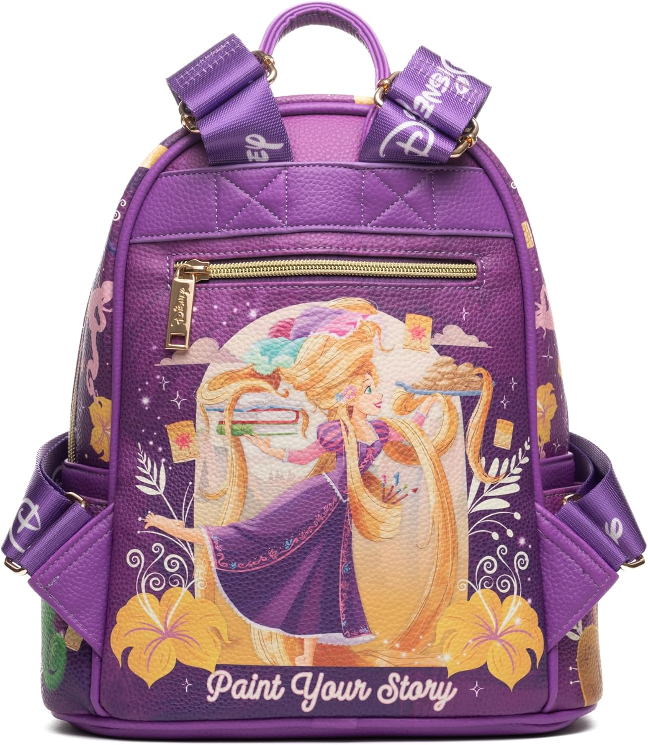 WondaPOP - Disney - Tangled Rapunzel - 11" Vegan Leather Fashion Mini Backpack