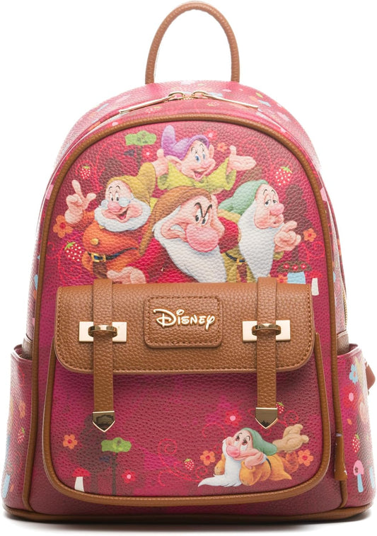 WondaPOP - Disney - Snow White & The Seven Dwarfs - 11" Vegan Leather Fashion Mini Backpack