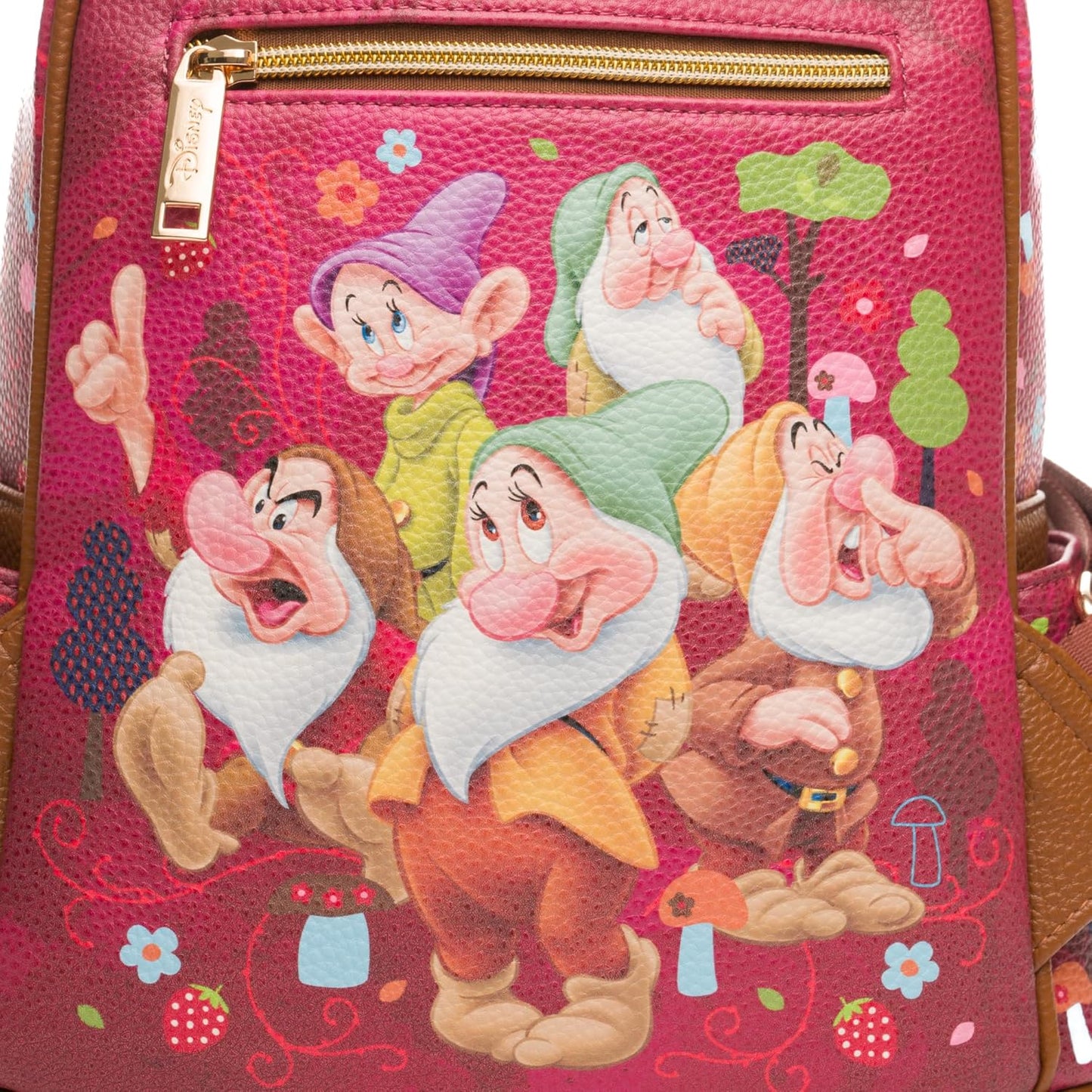 WondaPOP - Disney - Snow White & The Seven Dwarfs - 11" Vegan Leather Fashion Mini Backpack