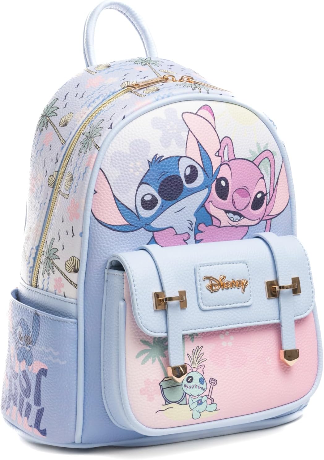 WondaPOP - Disney - Lilo & Stitch - Beach Daze Always - 11" Vegan Leather Fashion Mini Backpack