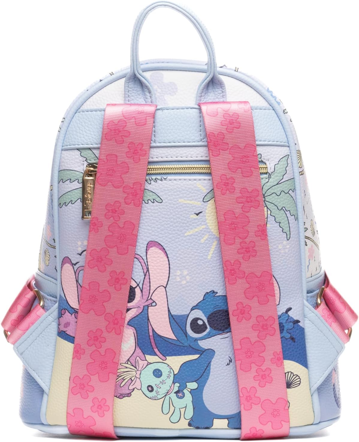 WondaPOP - Disney - Lilo & Stitch - Beach Daze Always - 11" Vegan Leather Fashion Mini Backpack