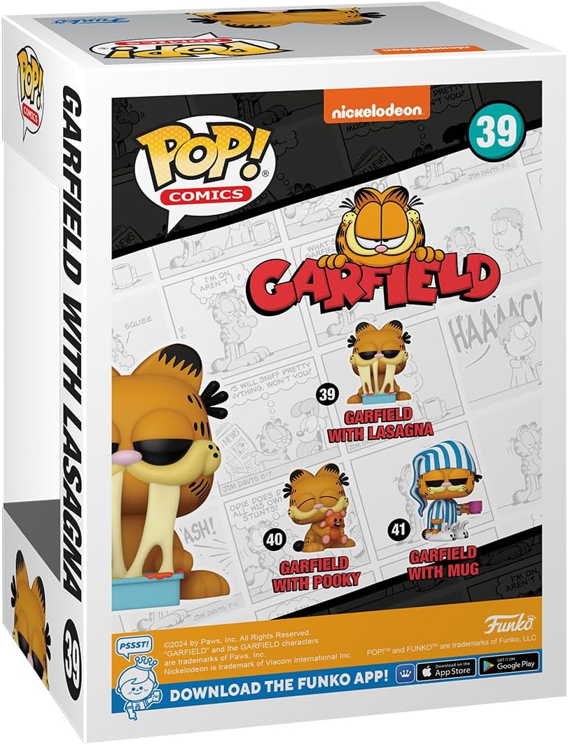 Funko POP! : Animation: Garfield - Garfield with Lasagna Collectible Vinyl Figure
