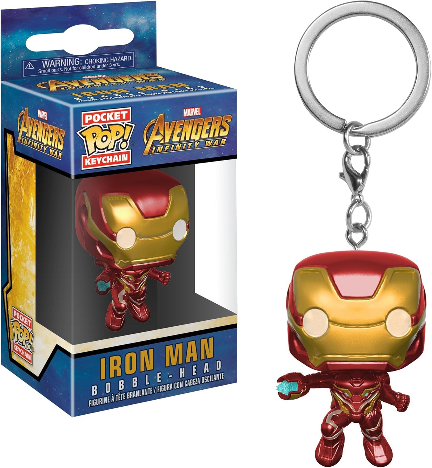 Funko Pocket Pop! Marvel: Avengers Infinity War - Iron Man Collectible Keychain