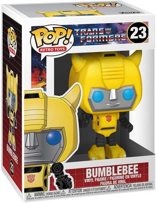 Funko POP! : Retro Toys: Transformers: Generation 1, 40th Anniversary, Bumblebee #23 Collectible Vinyl Figure