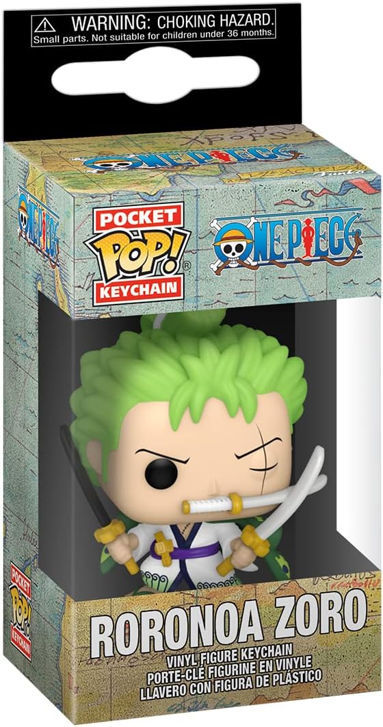 Funko Pocket Pop! One Piece - Roronoa Zoro Collectible Keychain