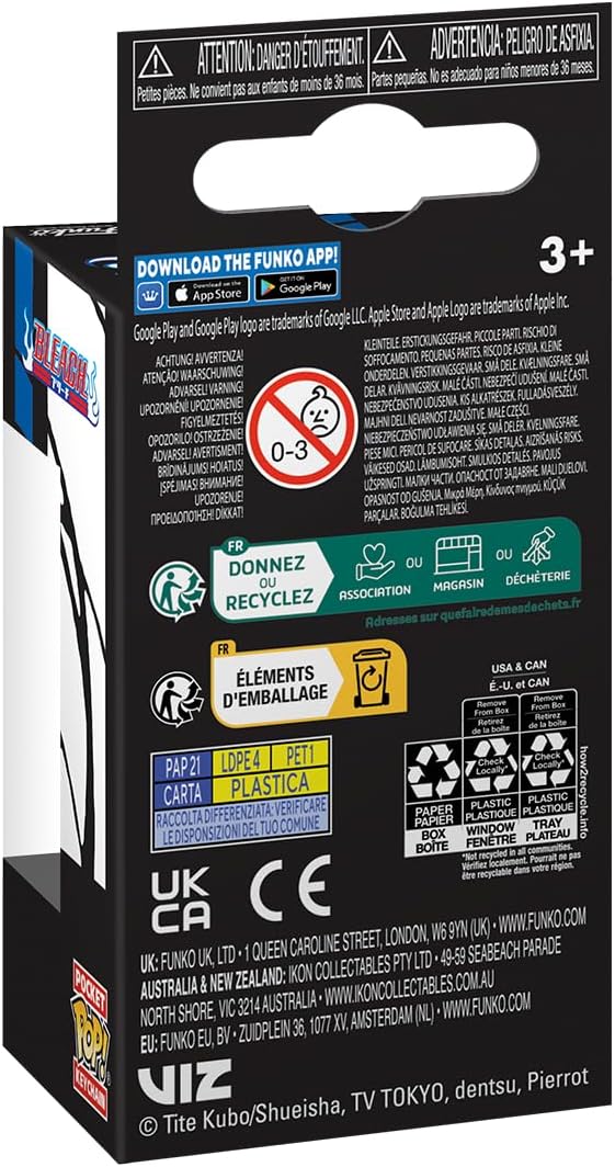 Funko Pocket Pop! Bleach - Ichigo Kurosaki Collectible Keychain