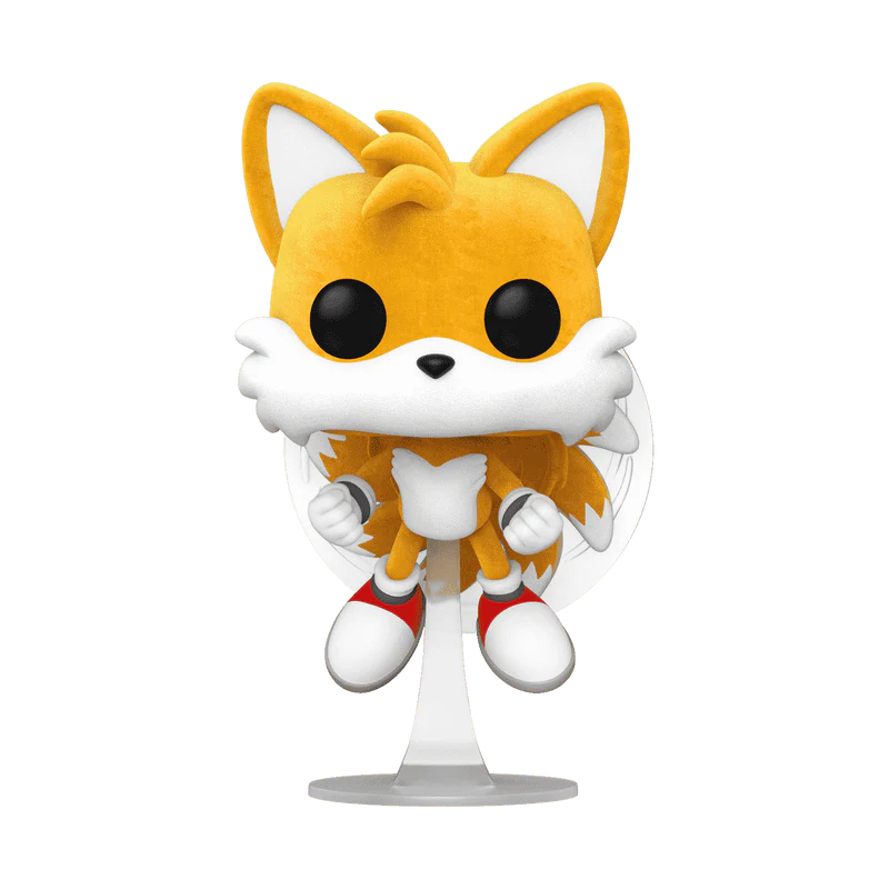 Funko POP! : Sonic the Hedgehog - *Chase - Flocked* Tails Flying #978 Specialty Series Collectible Vinyl Figure
