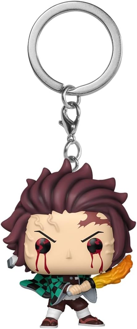 Funko Pocket Pop! Demon Slayer - Tanjiro Kamado (Sun Breathing) Collectible Keychain