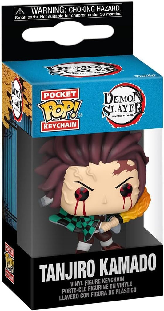 Funko Pocket Pop! Demon Slayer - Tanjiro Kamado (Sun Breathing) Collectible Keychain