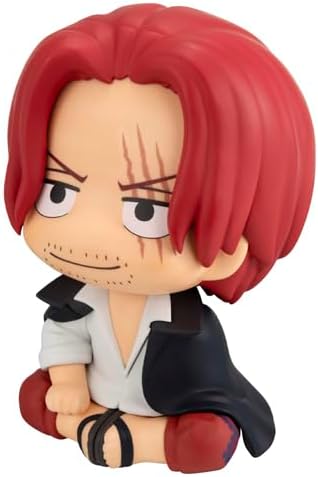 MegaHouse: One Piece - Shanks with Mini Pouch Lookup Series Statue Collectible Vinyl Figure