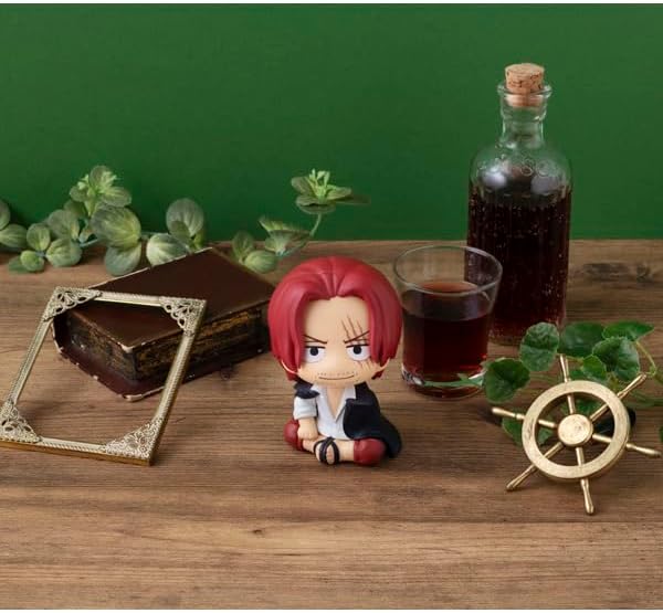 MegaHouse: One Piece - Shanks with Mini Pouch Lookup Series Statue Collectible Vinyl Figure