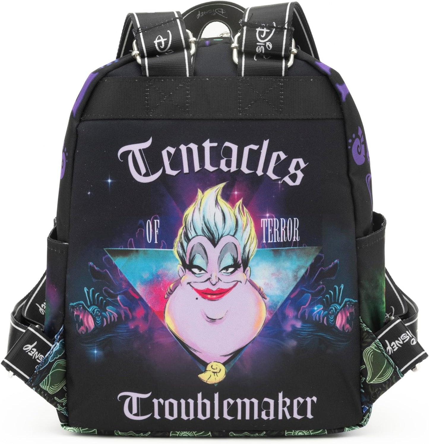 WondaPOP - Disney The Little Mermaid - Ursula - Daypack Junior Nylon (13 inch) Mini Backpack