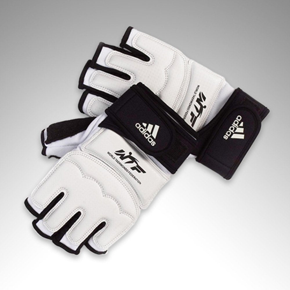 Adidas Taekwondo Hand Protector Fighter Gloves TKD WTF Approved S to XL - GTE Zone