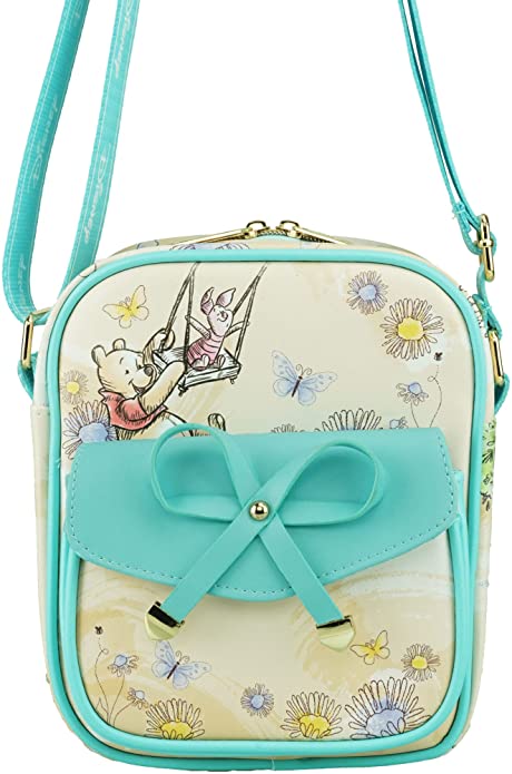 Mini - Winnie the Pooh - Vegan Mini 8" leather Crossbody/Shoulder Bag