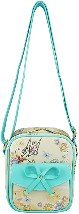 Mini - Winnie the Pooh - Vegan Mini 8" leather Crossbody/Shoulder Bag