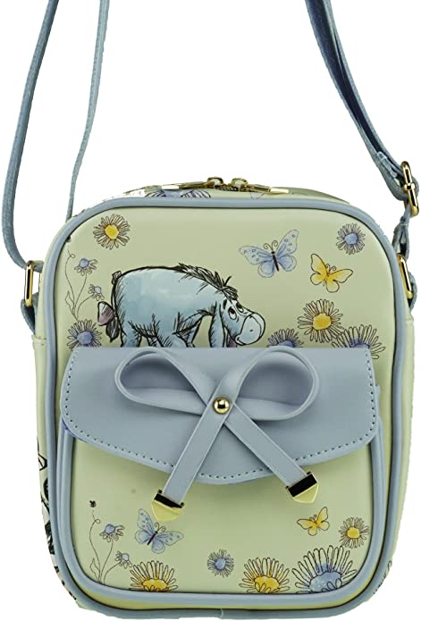 Mini - Eeyore - Vegan Mini 8" leather Crossbody/Shoulder Bag