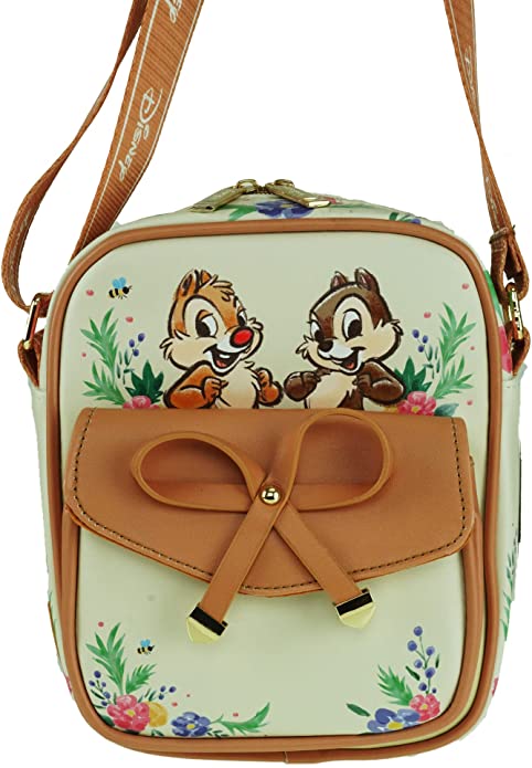 Mini - Chip 'N' Dale - Vegan Mini 8" leather Crossbody/Shoulder Bag