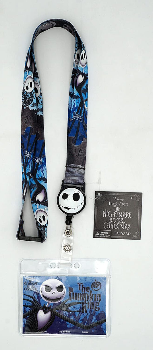 Disney The Nightmare Before Christmas - Jack Skellington w/Retractable Card Holder Lanyard - GTE Zone