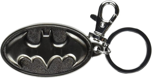 DC Batman Logo Pewter Keyring - Silver - GTE Zone
