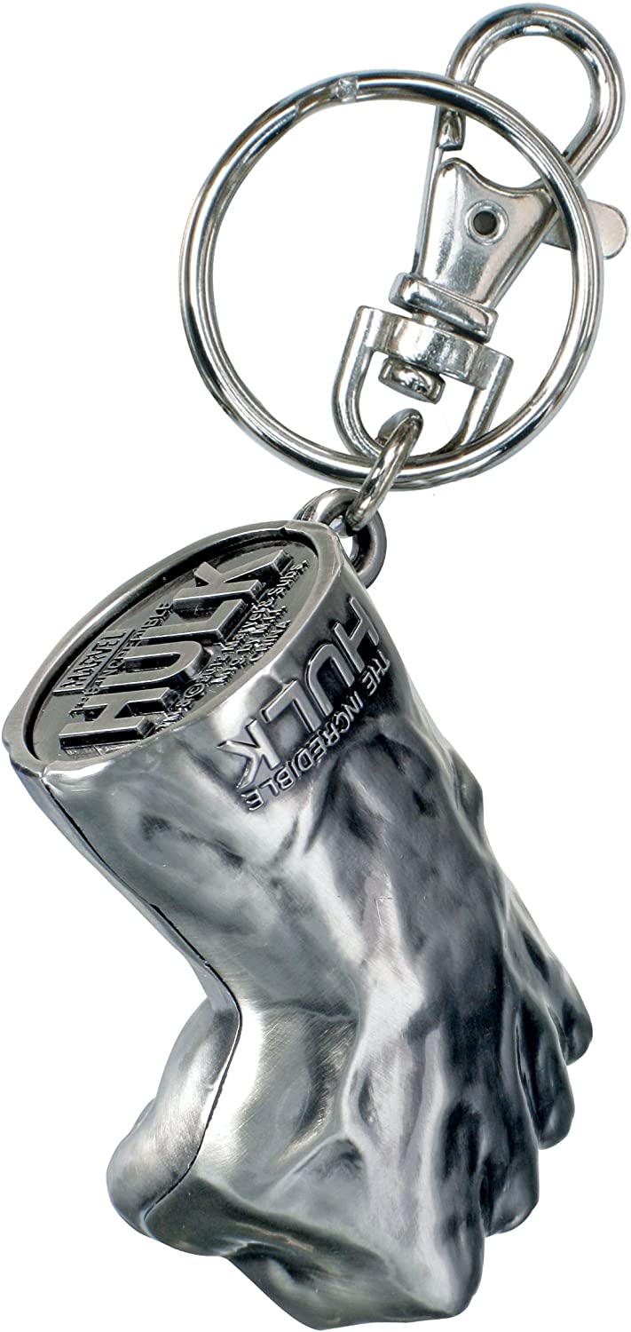 Marvel Hulk Fist Pewter Key Ring, Grey-light - GTE Zone