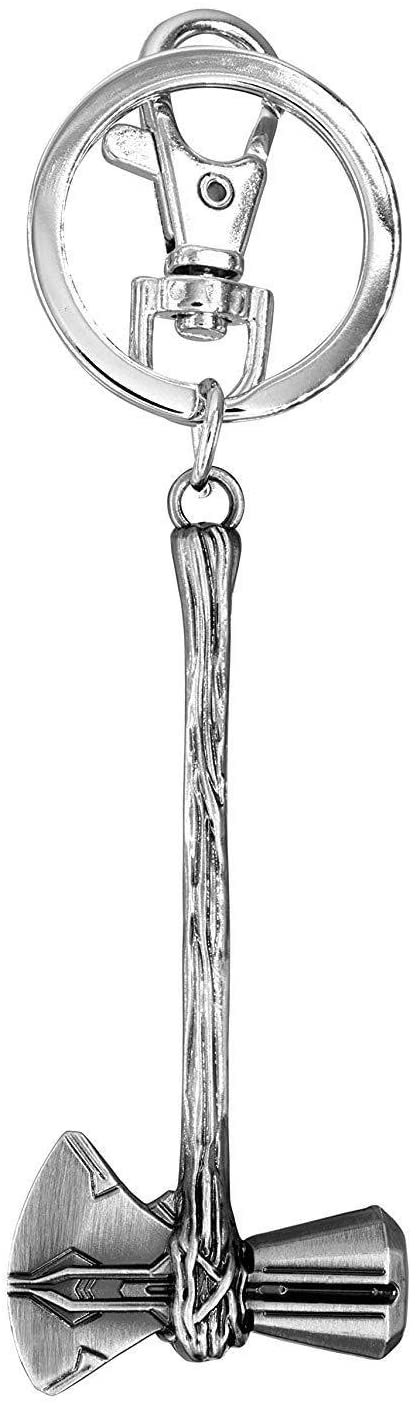 Marvel Avengers Infinity Wars Thor's Stormbreaker Pewter Key Ring, Silver - GTE Zone