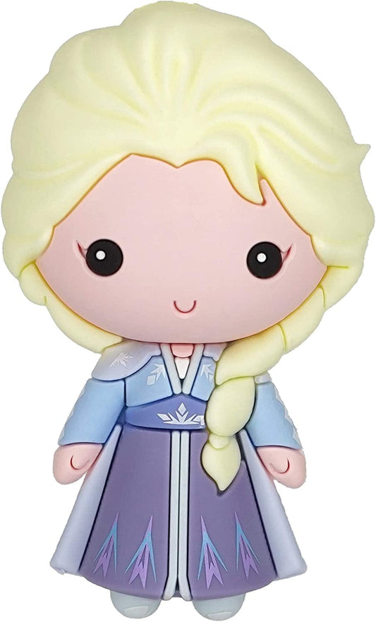 Disney - Frozen 2 - Elsa in Blue Dress - PVC Soft Touch 3D Foam Magnet
