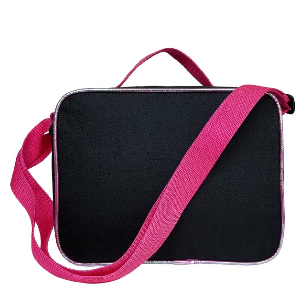 Disney - 4 Princess Rose Black School Lunch Bag A05372 - GTE Zone