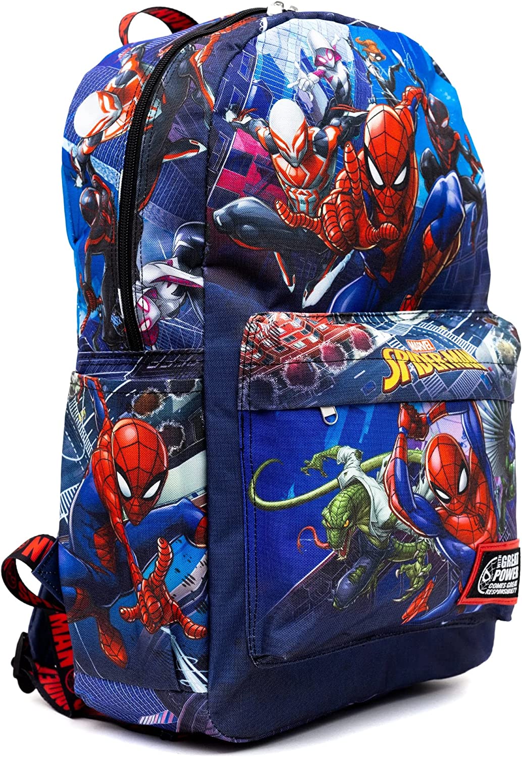 Disney - Marvel Spider-Man - 17" Full Size Nylon Backpack - Wondapop