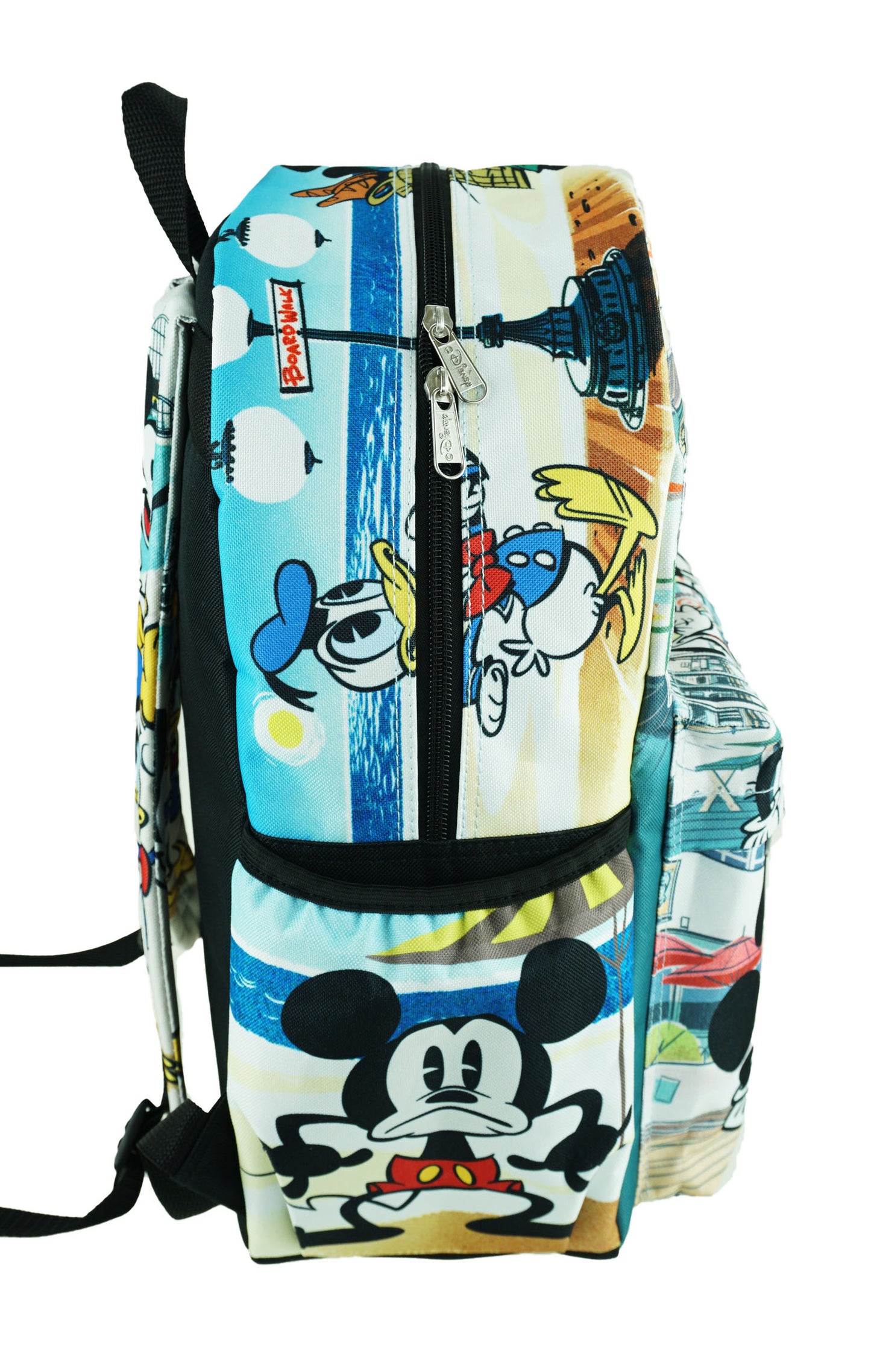 Mickey Mouse Deluxe Oversize Print Large 16" Backpack with Laptop Compartment - GTE Zone
