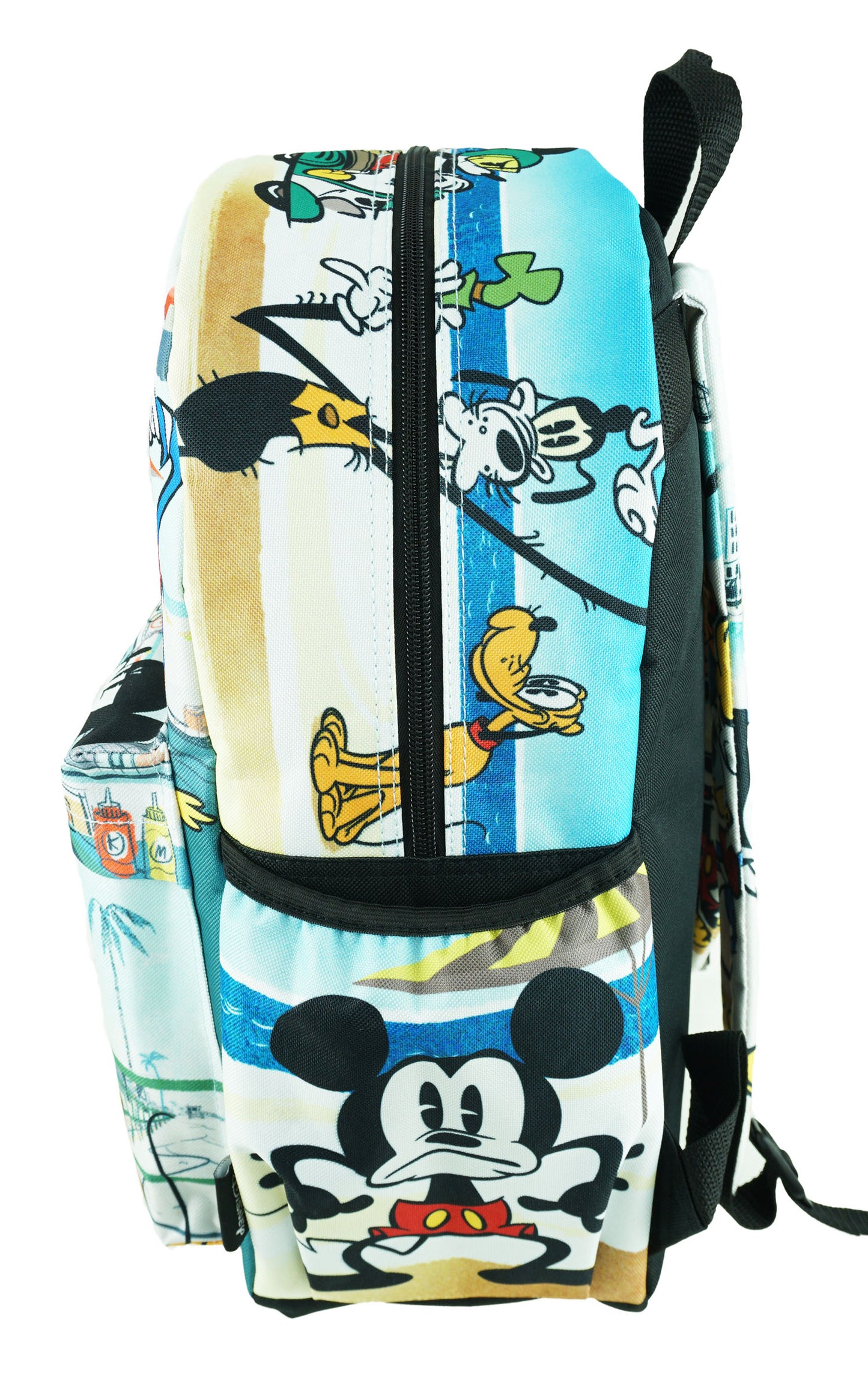Mickey Mouse Deluxe Oversize Print Large 16" Backpack with Laptop Compartment - GTE Zone
