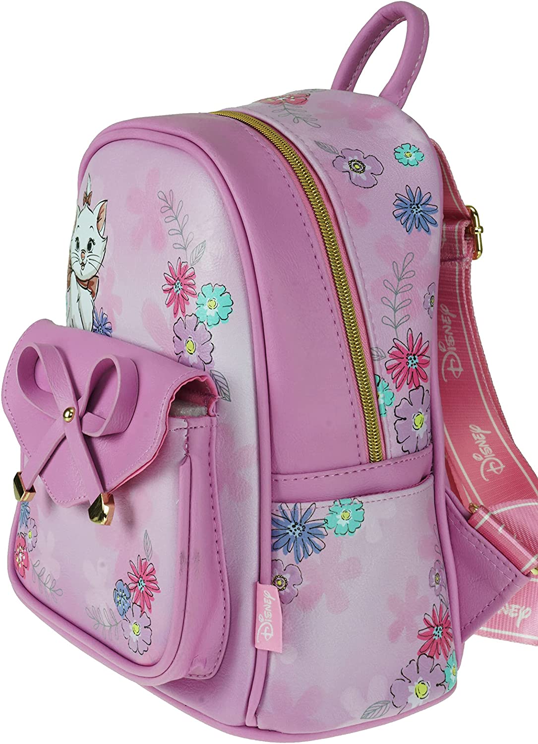 Aristocats - Marie 11" Vegan Leather Mini Backpack - A21726 - GTE Zone