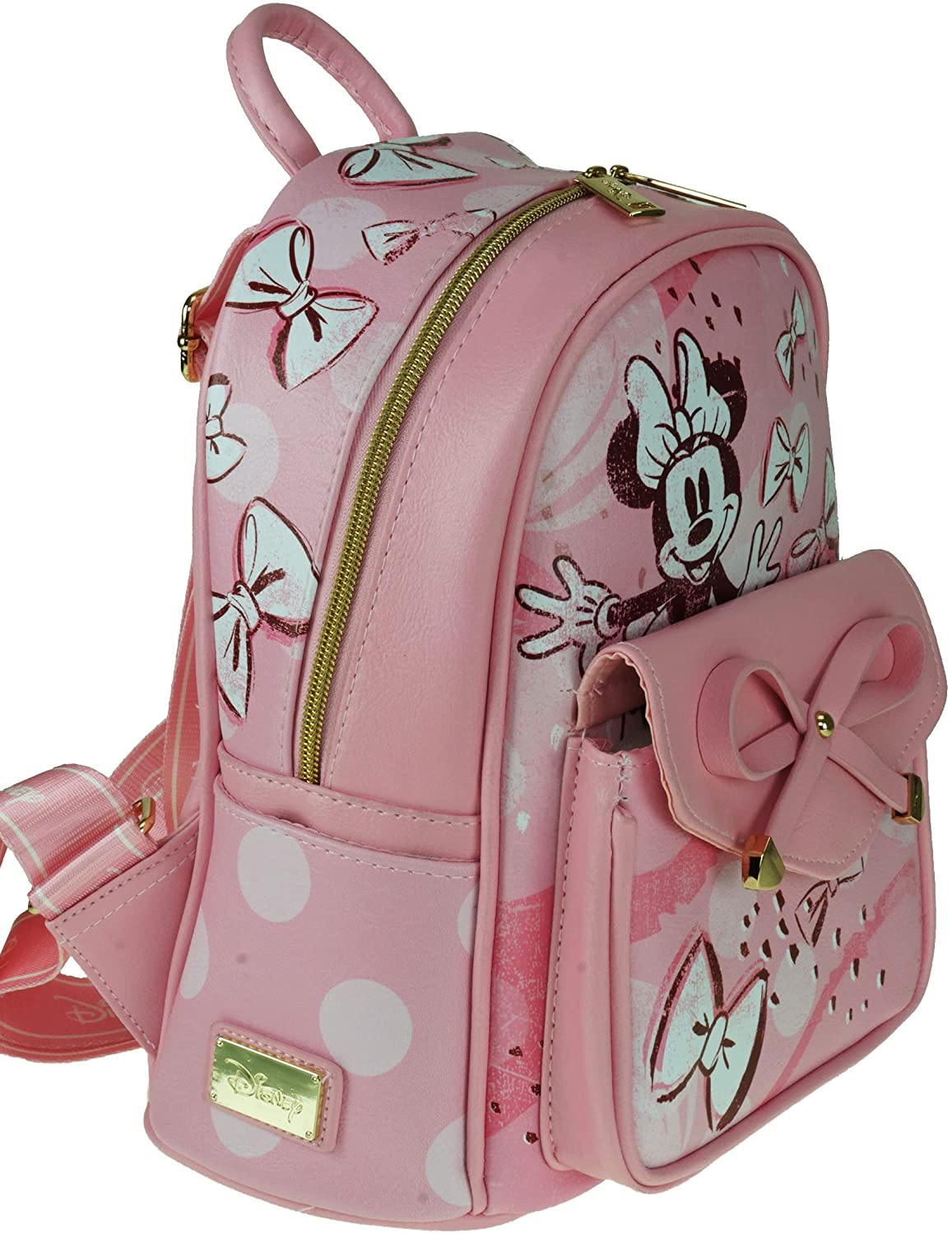 Minnie Mouse 11" Vegan Leather Mini Backpack - A21770 - GTE Zone