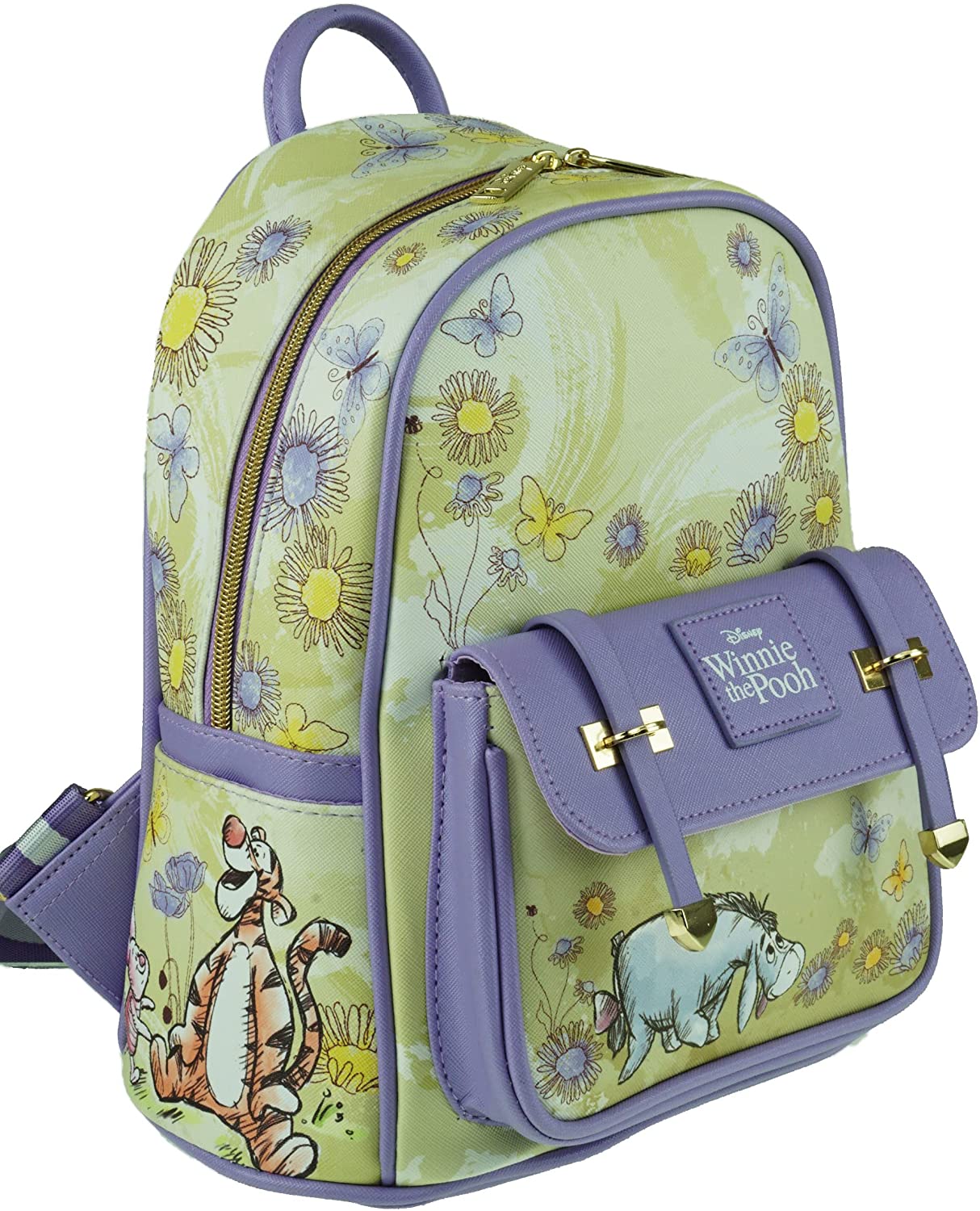 Winnie The Pooh - Eeyore 11" Faux Leather Mini Backpack - A21775 - GTE Zone