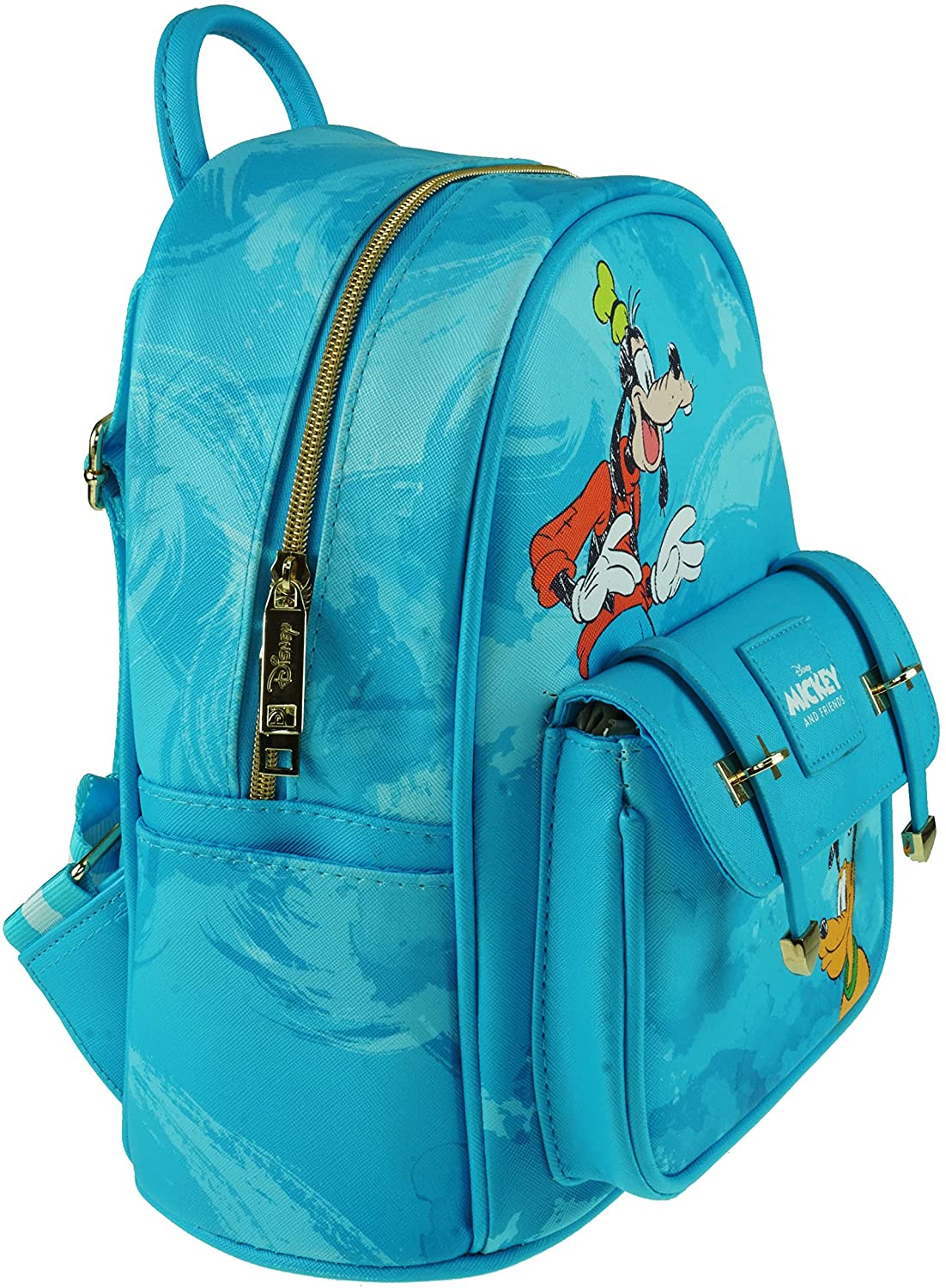 Goofy 11" Vegan Leather Mini Backpack - A21831 - GTE Zone