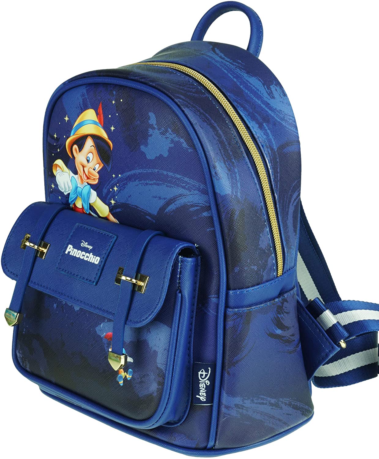 Pinocchio 11" Vegan Leather Mini Backpack - A21832 - GTE Zone