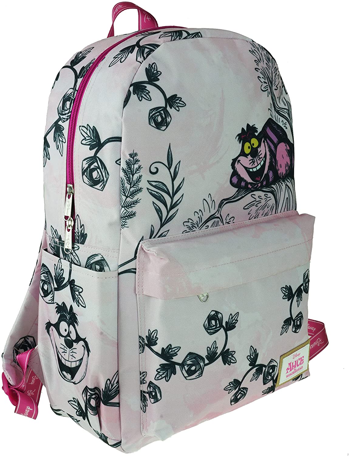 Classic Disney Cheshire Cat Backpack with Laptop Compartment for School - GTE Zone