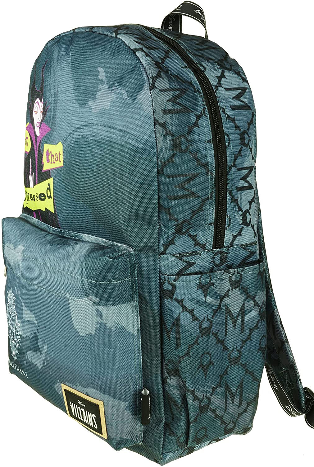 Classic Disney Villains - Maleficent Backpack with Laptop Compartment for School (Maleficent) - GTE Zone