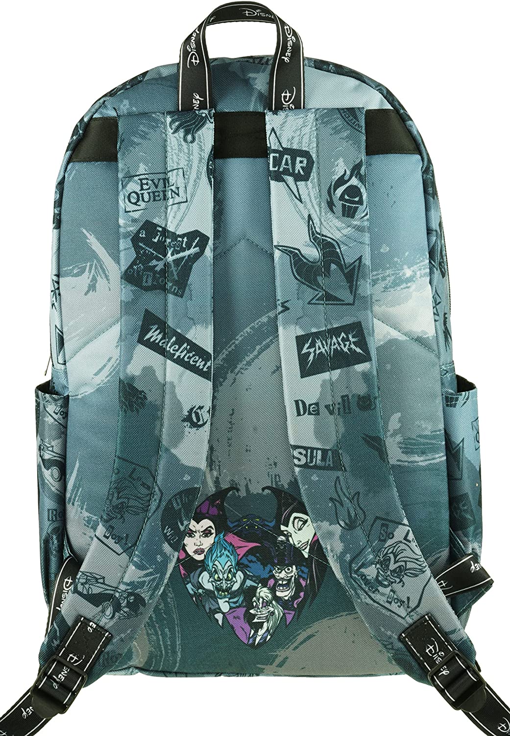 Classic Disney Villains Backpack with Laptop Compartment for School, Travel, and Work (Villains) - GTE Zone