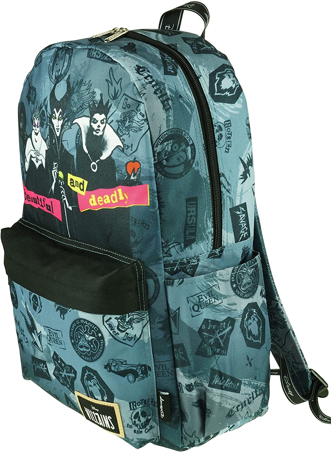 Classic Disney Villains Backpack with Laptop Compartment for School, Travel, and Work (Villains) - GTE Zone
