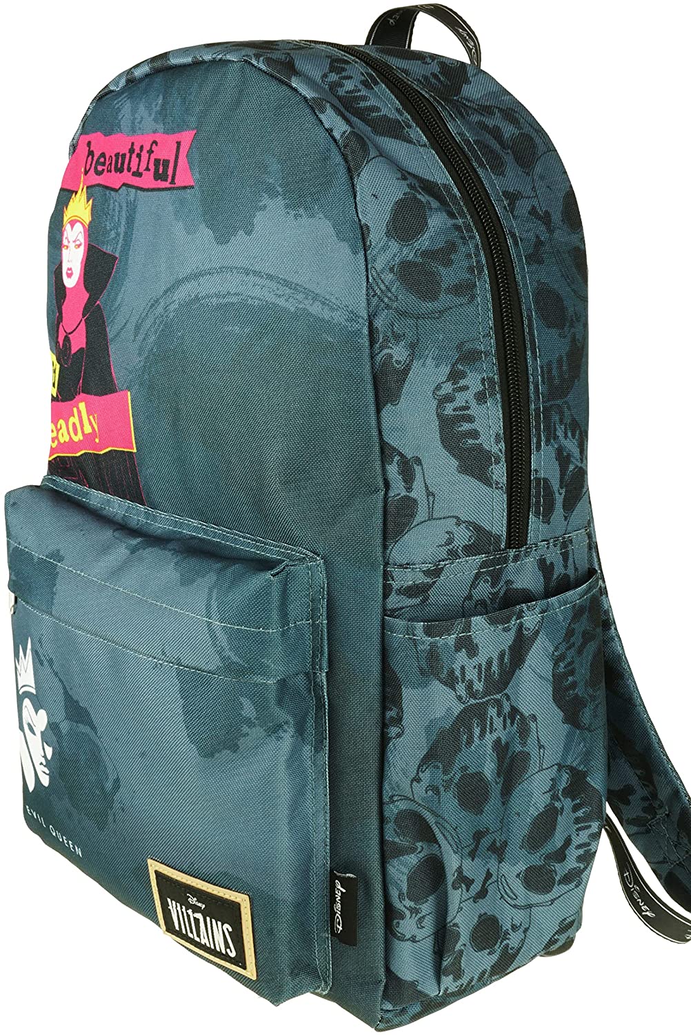 Classic Disney Villains - Evil Queen Backpack with Laptop Compartment for School (Evil Queen) - GTE Zone