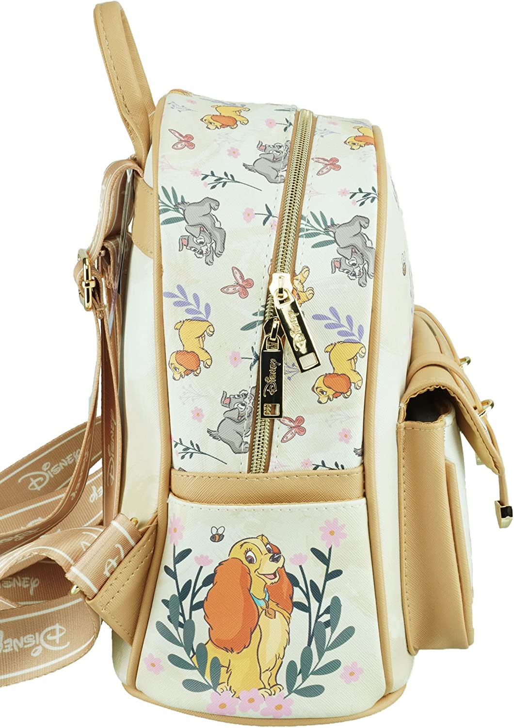 Lady & the Tramp - Wondapop 11 Inch Vegan Leather Mini Backpack - A22472