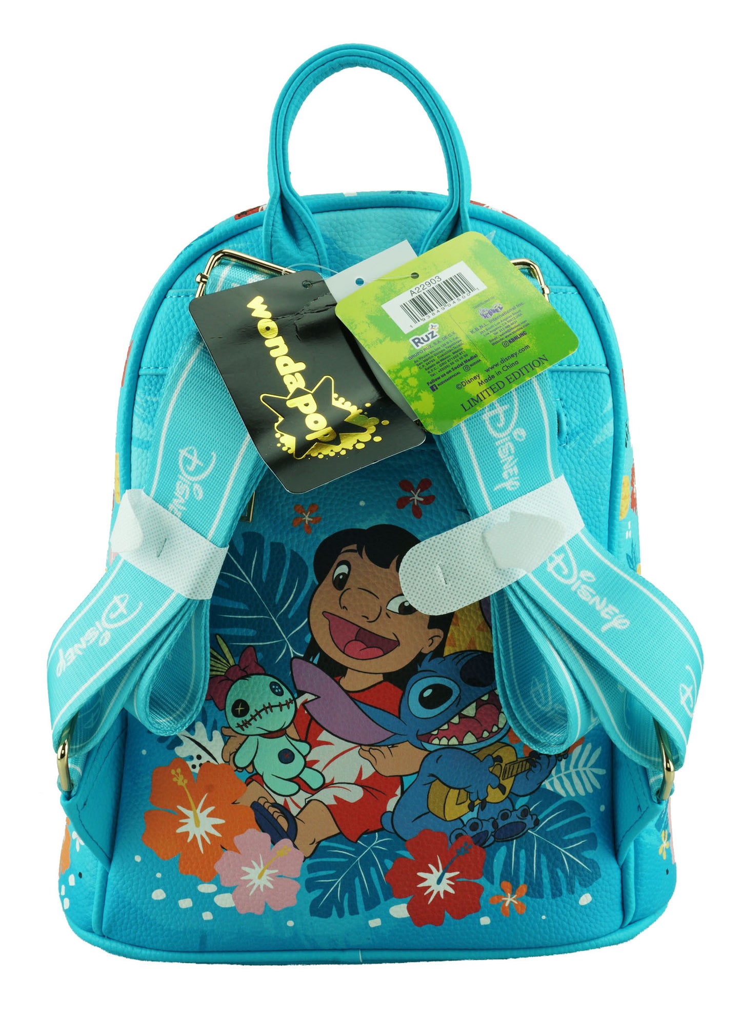 NEW Stitch - Wondapop 11 Inch Vegan Leather Mini Backpack