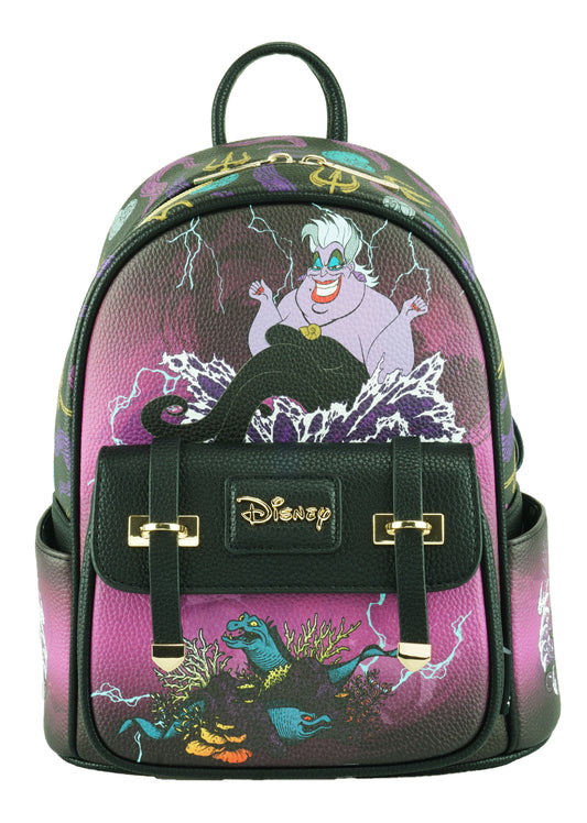 NEW Villains - Ursula - Wondapop 11 Inch Vegan Leather Mini Backpack