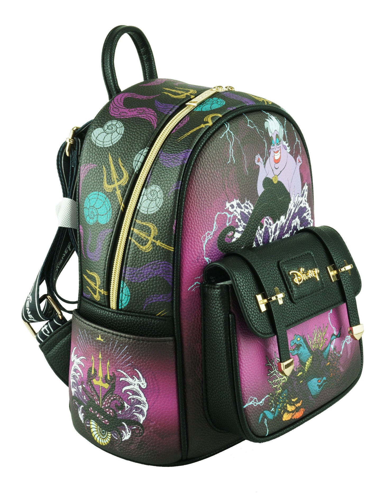 NEW Villains - Ursula - Wondapop 11 Inch Vegan Leather Mini Backpack