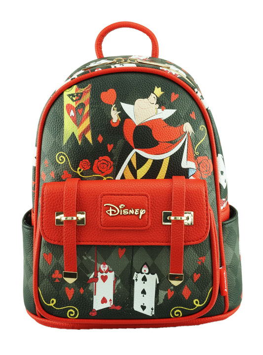 NEW Alice in Wonderland - Evil Red Queen - Wondapop 11 Inch Vegan Leather Mini Backpack