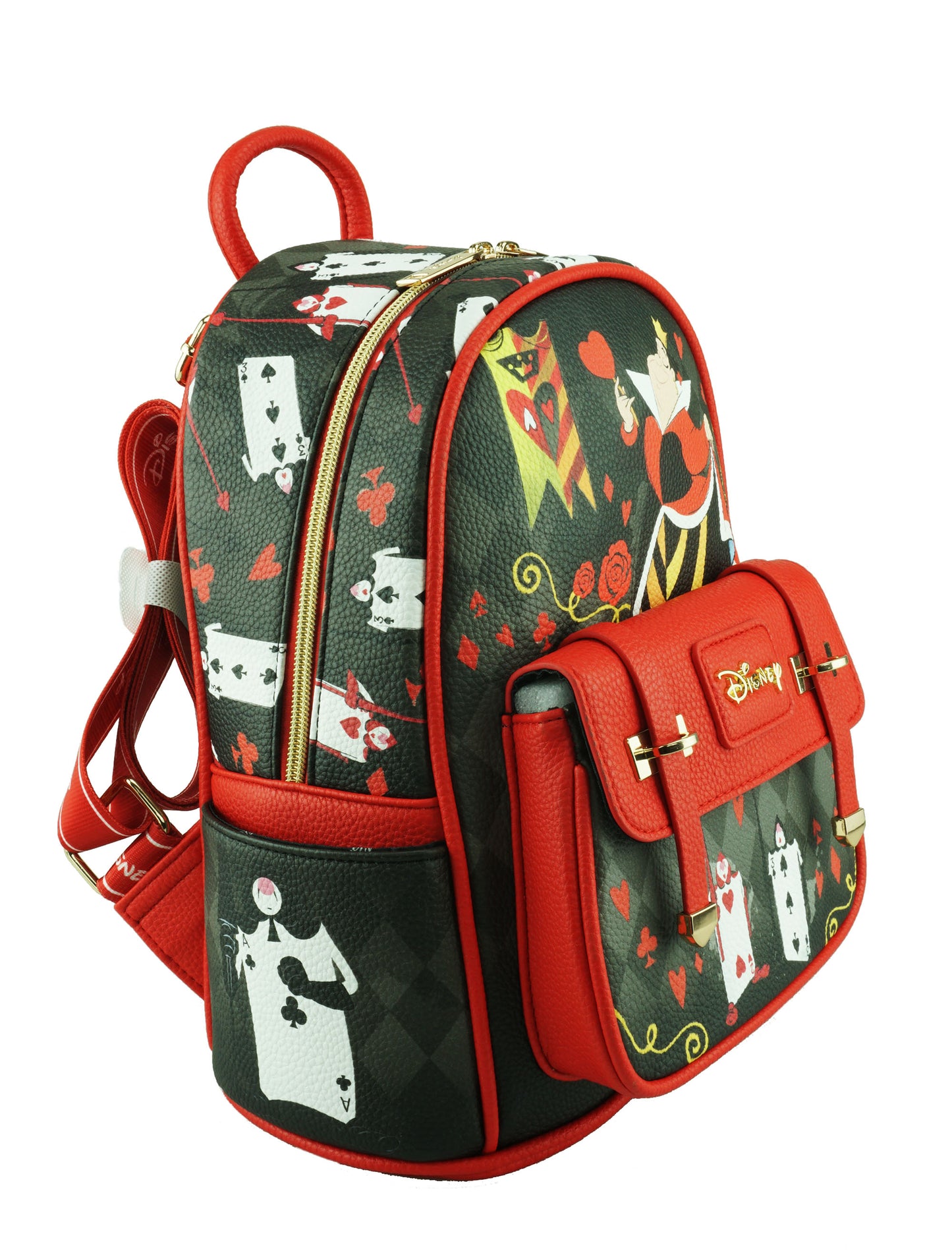 NEW Alice in Wonderland - Evil Red Queen - Wondapop 11 Inch Vegan Leather Mini Backpack