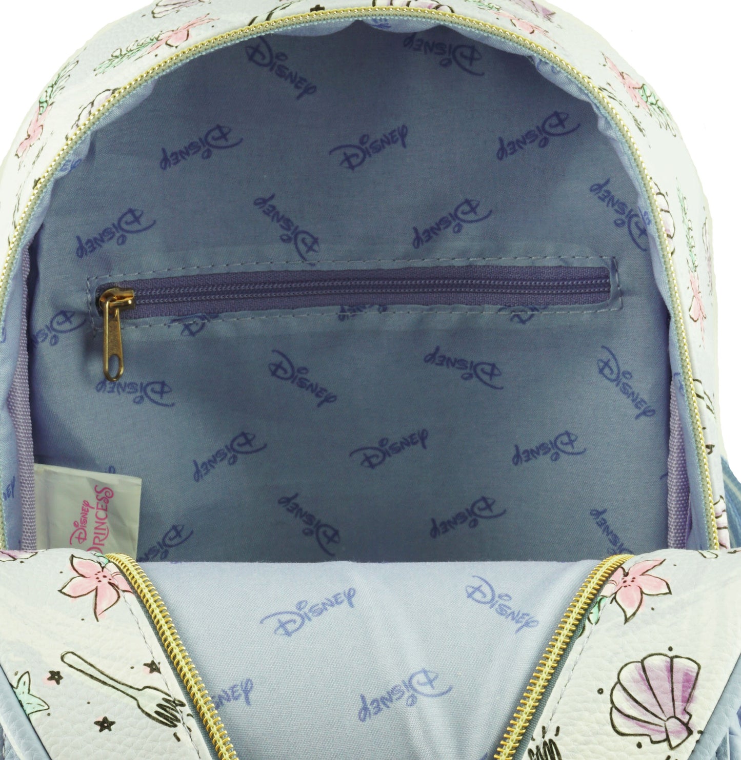NEW The Little Mermaid - Ariel - Wondapop 11 Inch Vegan Leather Mini Backpack